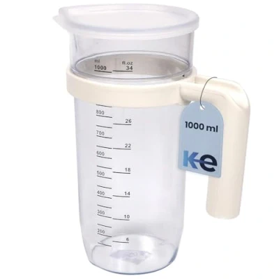 Immagine di Anakel Home Caraffa graduata con coperchio Capacità 1 litro I Misurino per frullatore a immersione Plastica resistente