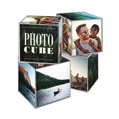 Immagine di MCS plastica facciate Photo Cube, Trasparente, Set di 4