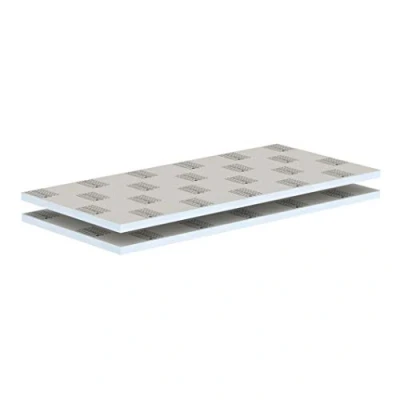 Immagine di LUX ELEMENTS pannello da costruzione pronto per piastrellare, 125 x 60 cm, 2 pezzi, in schiuma rigida 30 mm, polistirene espanso con rivestimento speciale, resistente alla muffa
