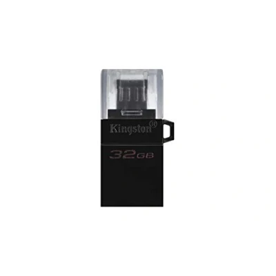 Immagine di Kingston DataTraveler microDuo3 G2, DTDUO3G2/32GB Drive Flash microUSB e USB Type A per Android OTG, Nero