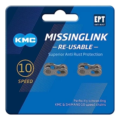 Immagine di KMC ESLABÓN RAPIDO para Cadena 10V X10, Accesorios y recambios bicis Unisex Adult, Multicolor, 5,88 mm EU