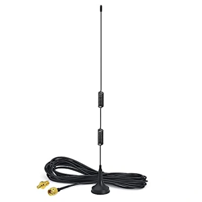 Immagine di Bingfu Antenna RTL SDR Bibanda 978MHz 1090MHz 7dBi Base Magnetica SMA Maschio MCX per Ricevitore ADS B Aviazione Radio Definito Software Sintonizzatore Dongle USB Stick