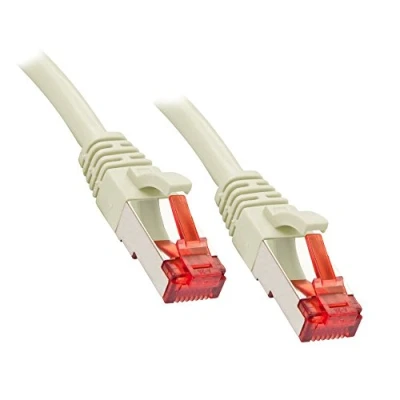 Immagine di LINDY 47710 RJ45 cavo di rete, patch CAT 6 S/FTP 20.00 m Grigio con protezione 1 pz.