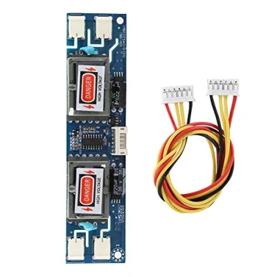 Immagine di ASHATA Scheda Inverter CCFL a 4 Porte ad Alta Pressione per LCD 10 26 &quot;con retroilluminazione 28V 6 Pin