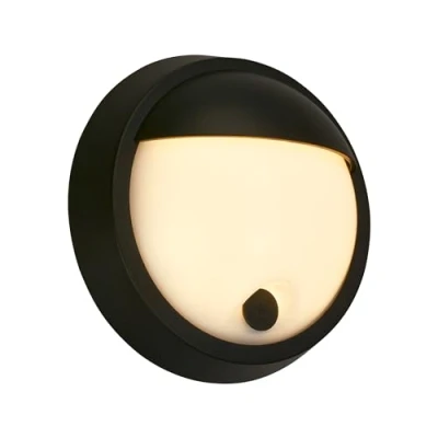 Immagine di BRILONER lampada da parete LED a batteria con touch, dimmerabile, timer 15 min, esterno, applique faretto luce 17x7 cm, nero