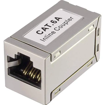 Immagine di Renkforce RJ45 Rete Adattatore CAT 6A [1x Presa 1x RJ45] Bianco