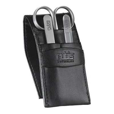 Immagine di Rubis Set manicure con forbici e lima per unghie piccolo 3 pezzi pinzette la cura delle