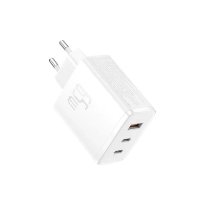 Immagine di Baseus Caricatore USB C, 65W GaN Caricabatterie USB/Alimentatore Compatibile con MacBook Air, iPhone 15/14/13, iPad, Samsung Galaxy S23 Ultra/S23+/S22, Google Pixel 7 PRO, Steam Deck, Xiaomi