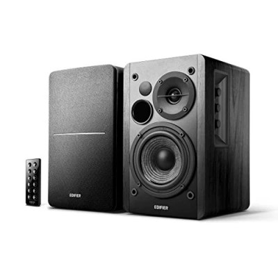 Immagine di Edifier R1280DB Diffusori da Scaffale Azionati Via Bluetooth Ingresso Ottico Monitor Studio Wireless Casse Nearfield 4 Pollici 42w RMS Nero
