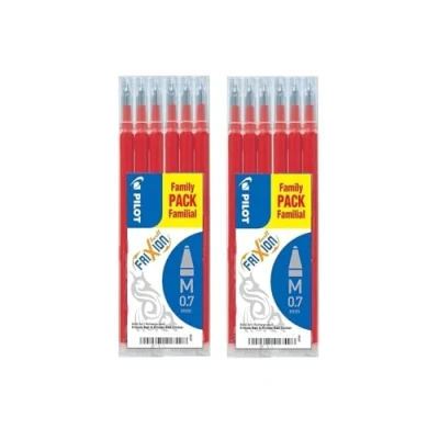 Immagine di Pilot “FriXion Ball Ricariche per penne a sfera, mina da 0,7, 4 set 3 pezzi, colore rosso