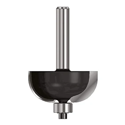 Immagine di ENT 14672 Fresa concava carburo, Albero (S) 8 mm, diametro (D) 25,5 NL 12,7 R SL 32 con cuscinetto a sfere