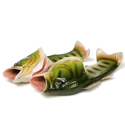 Immagine di Uniqstore Sandali Tricky Pesce Pantofole Creativo, Stile Spiaggia Scarpe Simulazione, Uomo, Multicolore, 44(China Size) 44/45 EU