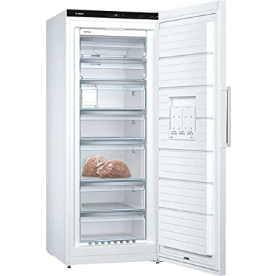 Immagine di Bosch GSN54AWCV Serie 6 congelatore XXL, 176 x 70 cm, extra largo, 327 l, NoFrost mai più sbrinare, illuminazione a LED, uniforme, spazio BigBox per grande, bianco
