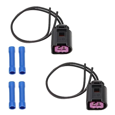 Immagine di the Lord of Tools Cablaggio Per Spina Generatore Auto Da 2 Pezzi Con Tubi Termorestringenti 1J0973772 Compatibile Audi VW Connettore Alternatore A Pin