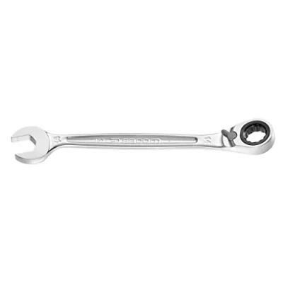 Immagine di FACOM Chiave combinata con cricchetto metrico 24 mm 467B.24 Ultra Grip antiscivolo Meccanismo compatto reversibile tramite leva Occhiello e forcella inclinati di 15
