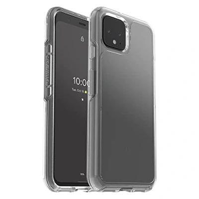 Immagine di cover per Pixel 4 OtterBox Symmetry Clear, resistente a shock e cadute fino 2 metri, sottile, testata 3x vs norme anti caduta MIL STD 810G,Trasparente