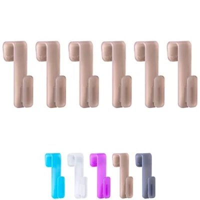 Immagine di Wellgro 6 ganci per termosifoni, Made in Germany, asciugamano, colore a scelta, marrone
