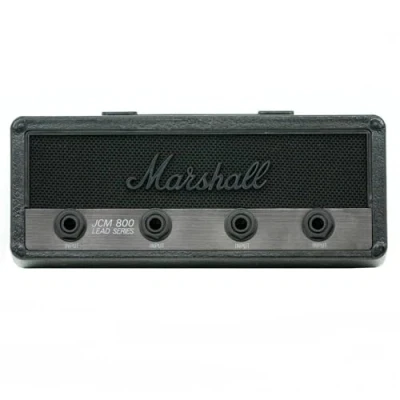 Immagine di P Pluginz Marshall Stealth Jack Rack montato a parete Include 4 portachiavi per chitarra e 1 kit di montaggio Facile installazione