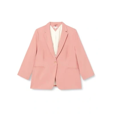 Immagine di Tommy Hilfiger Curve CORE Regular Blazer, Donna, Taglia: 54, Teaberry blossom