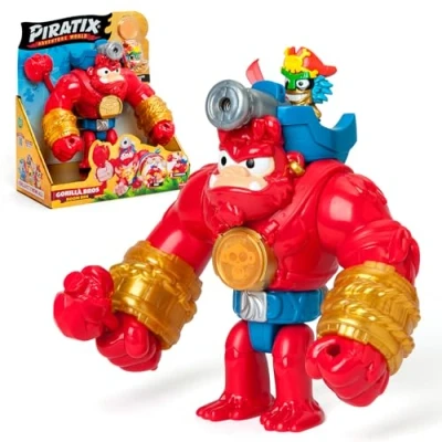 Immagine di Piratix Boom Ben Gorilla articolato Che colpisce orizzontalmente e con un trigger. Include 1 Gorilla, Esclusivo, Tesoro Esclusivo proiettile