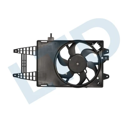 Immagine di NRF 47243 ventola radiatore 315 12 66 con telaio (telaio) FIAT: Punto II Hatchback, Idea, LANCIA: Ypsilon II, Musa