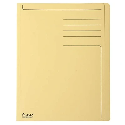 Immagine di Exacompta 441002E cartella con iscrizione in cartone riciclato 280 G, Forever, DIN A4 Confezione sabbia