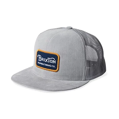 Immagine di BRIXTON Grade Mesh Trucker cap Coperchio, Argento, Taglia Unica Uomo