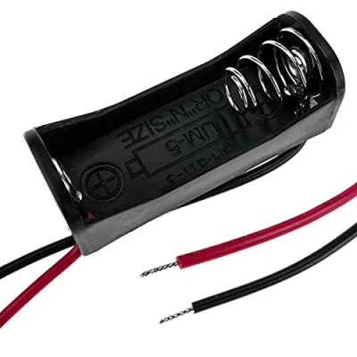 Immagine di BeMatik Supporto Batteria Portabatterie Piatto per 1 A23 8LR932 MN21 V23GA LR23 12V