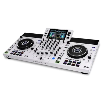 Immagine di Denon DJ SC LIVE 4 WHITE Console Indipendente per con Stem su Canali, streaming Wi Fi, Altoparlanti, compatibile Serato e Virtual