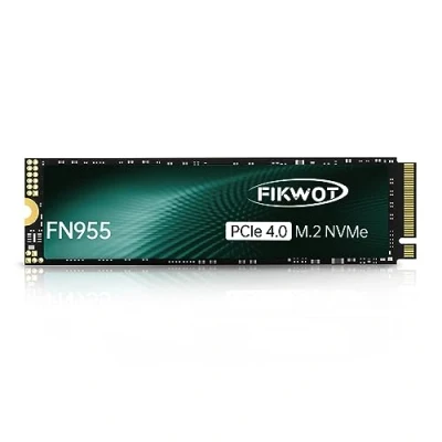 Immagine di Fikwot FN955 1TB M.2 PCIe Gen4 Unità interna a stato solido da con adesivo di raffreddamento in grafene Fino 7350MB/s, Cache SLC dinamica, Compatibile Laptop e PC Desktop