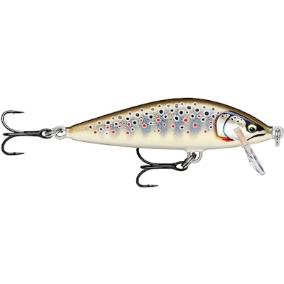 Immagine di Rapala Countdown Elite, Pesca Da Artificiale Spinning Unisex Adulto, Trota Marrone Dorata, 7.5