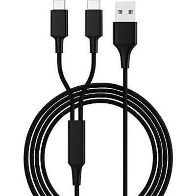 Immagine di Smrter Cavo di ricarica USB 2.0 Spina A, C® 1.20 m Nero SMRTER_HYDRA_DUO_C_BK