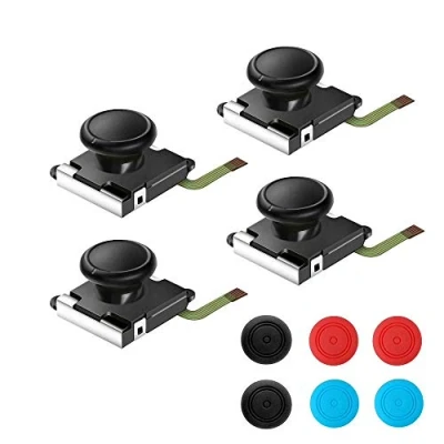 Immagine di Thlevel Analogico Joystick 3D per NS, Utilizzato Sostituire il Sinistro/Destro di NS + 6 Coperture (4PCS)