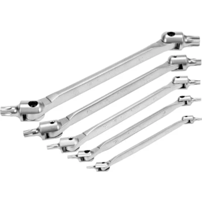 Immagine di YATO YT 05320 Set bussole 5 Torx Acciaio al cromo vanadio