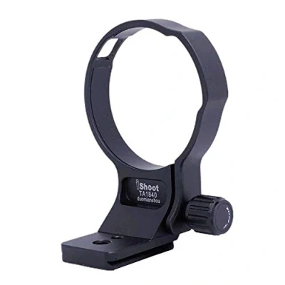 Immagine di iShoot Anello di montaggio per treppiede Collare obiettivo compatibile con Tamron 18 400mm f/3.5 6.3 II VC HLD B028, Porta Staffa Supporto Lenti è Arca Swiss Fit Piastra a Sgancio Rapido