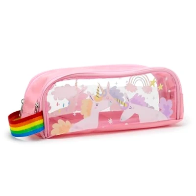 Immagine di Puckator Astuccio Portapenne Trasparente Unicorno Magico