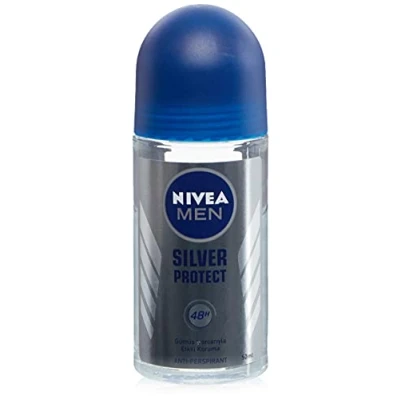 Immagine di Nivea Men Deodorante roll on Silver Protect Dynamic Power, confezione da 3 (3 x 160 g)