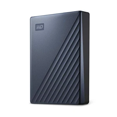 Immagine di WD 6TB My Passport Ultra HDD portatile USB C con software per gestione di dispositivi, backup e protezione tramite password funziona PC, Xbox X, Xbox, PS4 PS5 Blu
