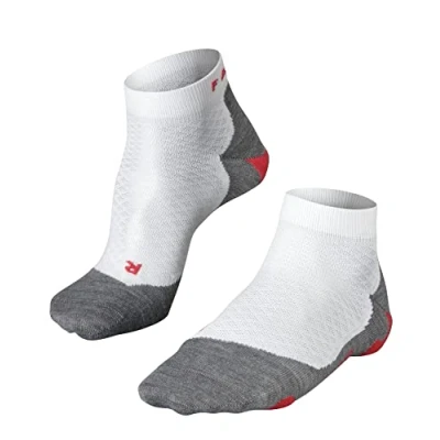 Immagine di Falke RU5 RACE Short Running Functional Extralightcushioned Calze sportive, Donna, Taglia: 41/42, White/grey
