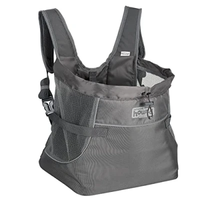 Immagine di Outward Hound PupPak Dog Front Carrier, Medium, Grigio