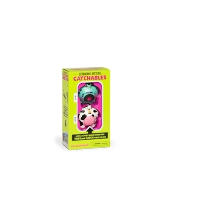 Immagine di Exploding Kittens Catchables #4: DJ Cat &amp; Cattle Cat, Collectible Toy Tossing Games Family Games, Adult Fun Party Travel Card for Adults Kids Ages 8+
