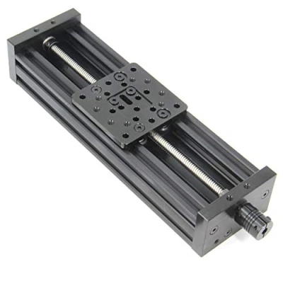 Immagine di Zeberoxyz 250mm 4080U Profilo in alluminio Z asse Vite Slide Table Attuatore lineare per stampante 3D e router CNC fai da te Parti X Y Axis
