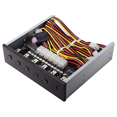 Immagine di 6 Hard Disk Control System Intelligent Management HDD SSD Switch di alimentazione con 5.25 CD ROM