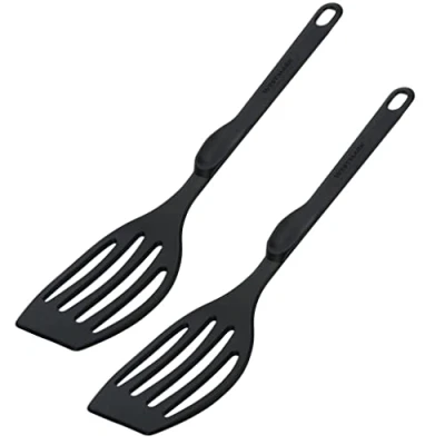 Immagine di Westmark Flonal Plus 203522E5 Spatola per padella, resistente al calore fino a 270C, lunghezza: 28,3 cm, in plastica, colore: Nero