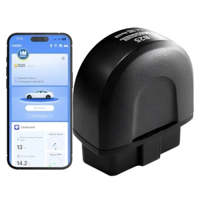 Immagine di MMOBIEL OBD2 Bluetooth Scanner Pro Strumento diagnostico OBD per tutte le auto Compatibile con iPhone, iPad e Android OBDII la lettura cancellazione dei codici di errore del motore