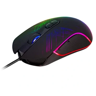 Immagine di ADVANCE Gaming Mouse Da Gioco GTA 230 Retroilluminato LED RGB Colori 5 modalità 7 pulsanti Personalizzabile Fino a 3200 DPI Plug &amp; Play Scroll Wheel PC / PS4 XBOX ONE