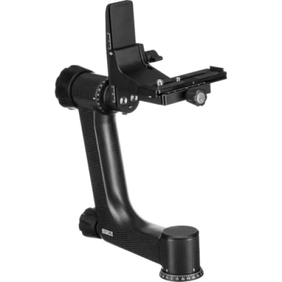 Immagine di SIRUI PH 30 Gimbal Testa Treppiede Professionale in Fibra di Carbonio, Panoramica a 360 con Piastra Sgancio Rapido Arca Swiss, per e Monopiede, Carico Massimo 25KG
