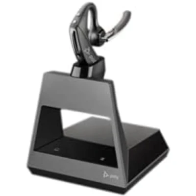 Immagine di Plantronics Voyager 5200 Office (Poly) Wireless Bluetooth Headset, Active Noise Cancelling, WindSmart Technology, SoundGuard, Mobil/Telefono/PC/Mac, Team (certificato), Funziona con Zoom e altro