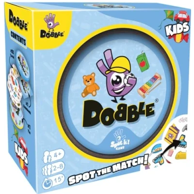 Immagine di Asmodee , Dobble Kids Card Game Ages 4+ Players 10 Minutes Playing Time