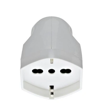Immagine di Vimar RI.00225B Presa mobile grande SICURY 2P+T 16 A 250 V universale standard italiano P40, uscita cavo assiale, bianco